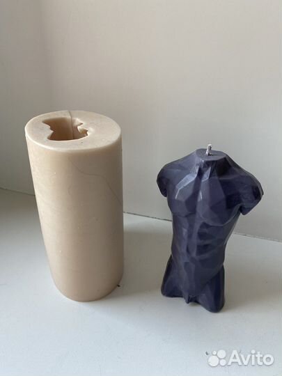 Молд, силиконовая форма для свечей, 15 см