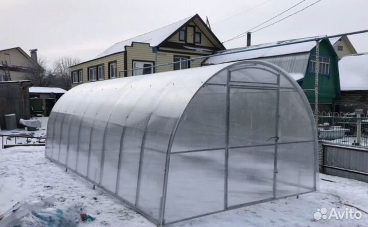 Теплица усиленная «Арочная » оцинкованная