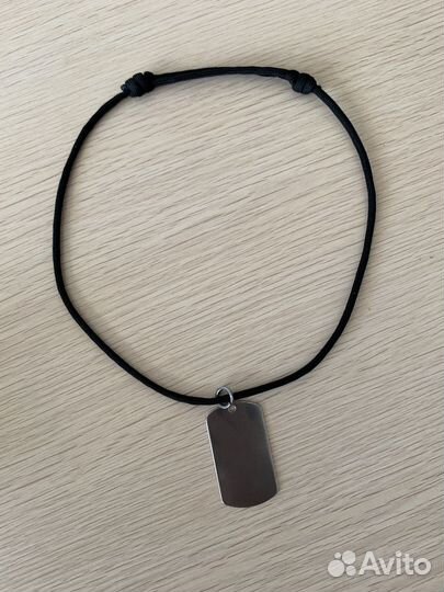 Жетон армейский военный с цепочкой