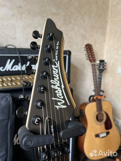 7 струнная электрогитара Washburn wg587v usa