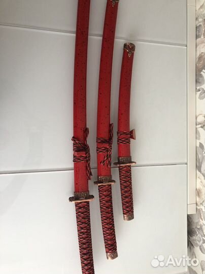 Набор самурайский ножей (сувенир), без подставки