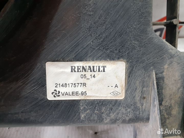 Renault Duster I вентилятор охлаждения двс