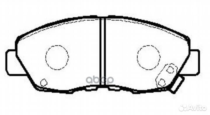 GK0321 CTR Колодки тормозные (ckho-4) GK0321 CTR