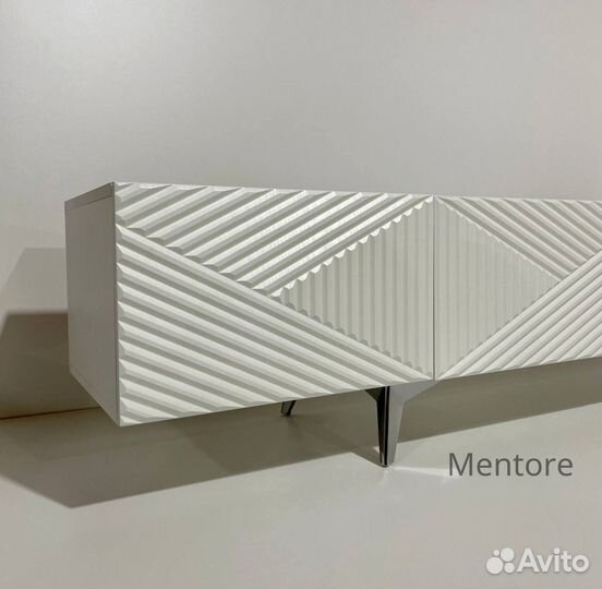 Тумба тв Bravo в цвете капучино (на опорах)