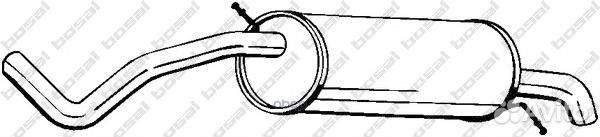 Глушитель зад.часть skoda fabia 1,2 01- 278-23