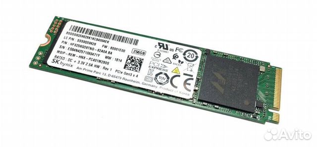 SSD NVMe M.2 SK Hynix HFS256GD9TNG 256GB