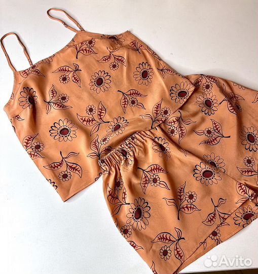 Пижама женская из натурального шелка