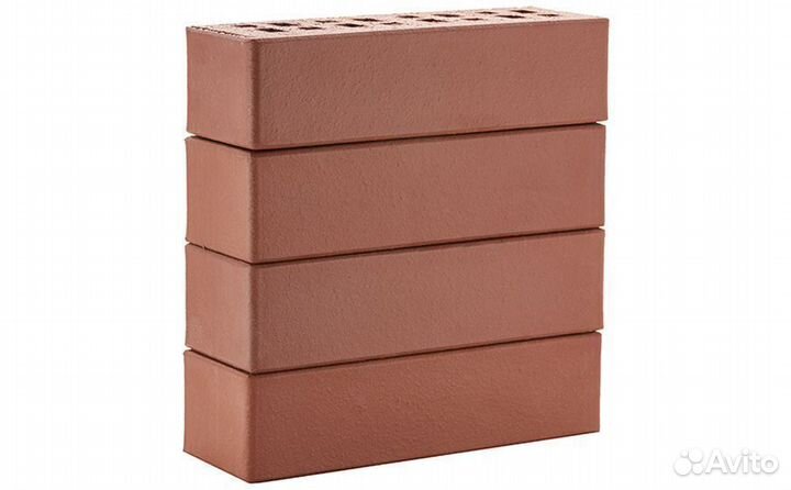 Кирпич клинкерный темно-красный Эдинбург лср