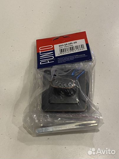 Ручка поворотная BK6 QR ABL-28 темная медь Punto