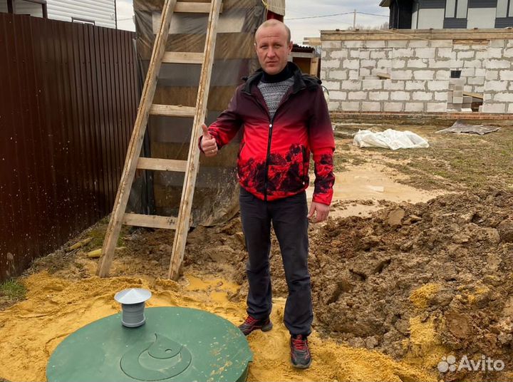 Септик установка и монтаж за 1 день под ключ