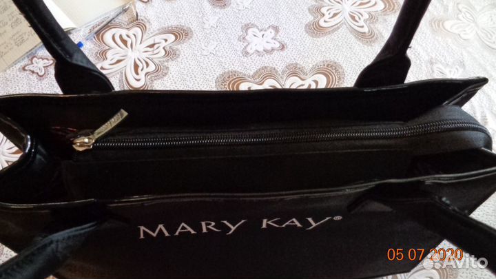 Сумка черная на молнии Mary Kay