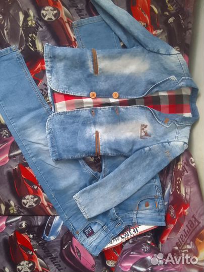 Джинсовый костюм(классический)