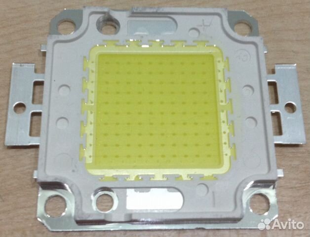 Светодиод мощный, 100 ватт