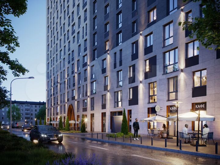 2-к. квартира, 58 м², 13/16 эт.