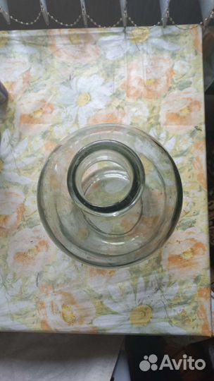 Бутыль стеклянная 3 литров СССР