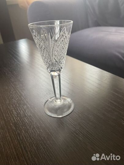 Хрустальные фужеры бокалы, рюмки, стопочки СССР