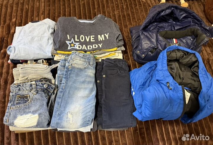 Вещи пакетом на мальчика 98-104 hm, geejay, sinsay