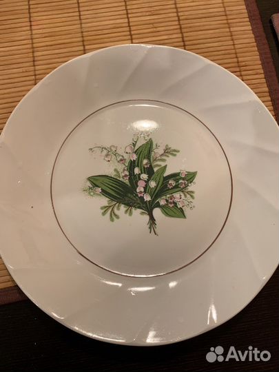 Блюдо Ландыши (прибалтика времен СССР