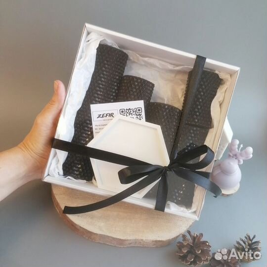 Свечи из вощины (подарочный набор)