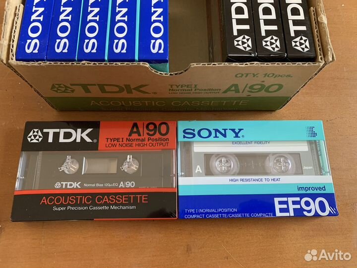 Аудиокассеты новые запечатанные