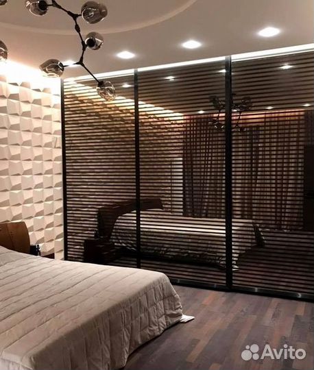 Гардеробная на заказ двери купе