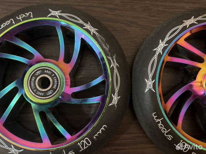 Колёса на трюковой самокат