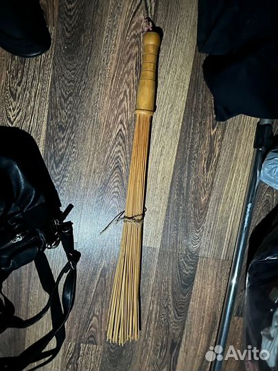 Бамбуковый массажный веник для бани большой