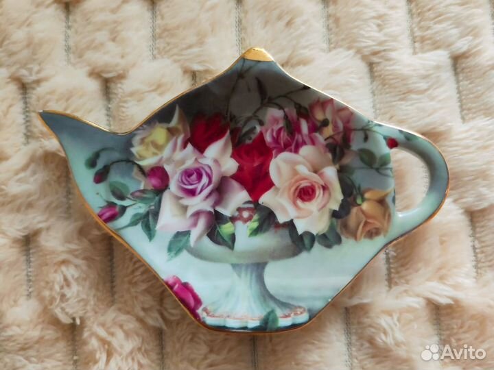 Блюдце, подставка для чайных пакетиков, ложки