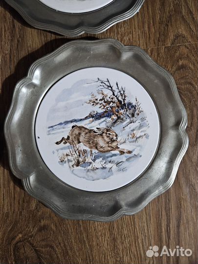 Коллекционные тарелки,настенные 4 шт