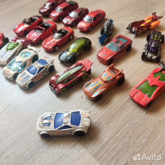 Детские машинки игрушки пакетом hot wheels welly