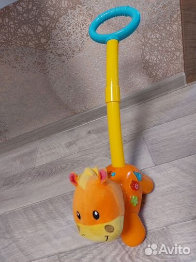 Детская каталка с ручкой