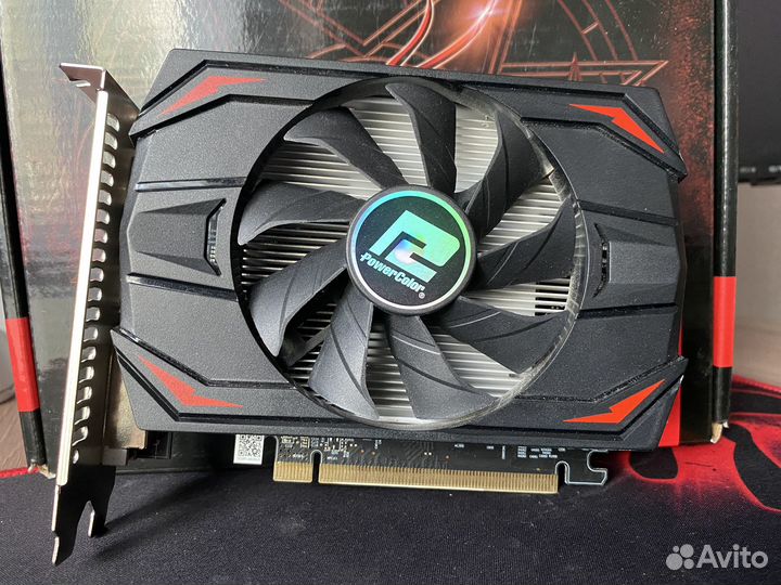 Видеокарта PowerColor RX 550 Red Dragon 4gb