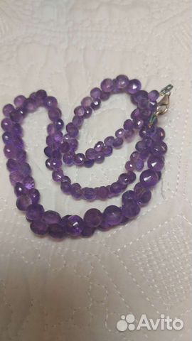 Бусы аметист натуральный