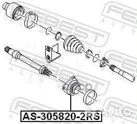 Подшипник опорный привода AS3058202RS Febest