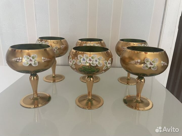 Фужеры чехия СССР