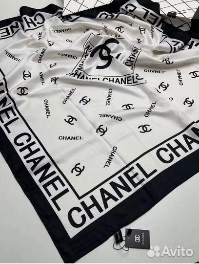 Шелковый платок chanel