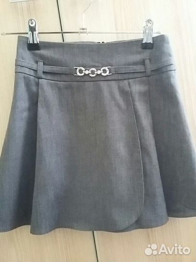 Школьная юбка Sky lake серая