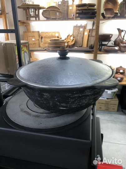 Узбекский чугунный казан 8 л