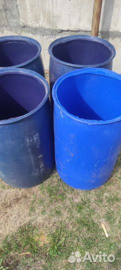 Бочки пластиковые б/у 227 литров
