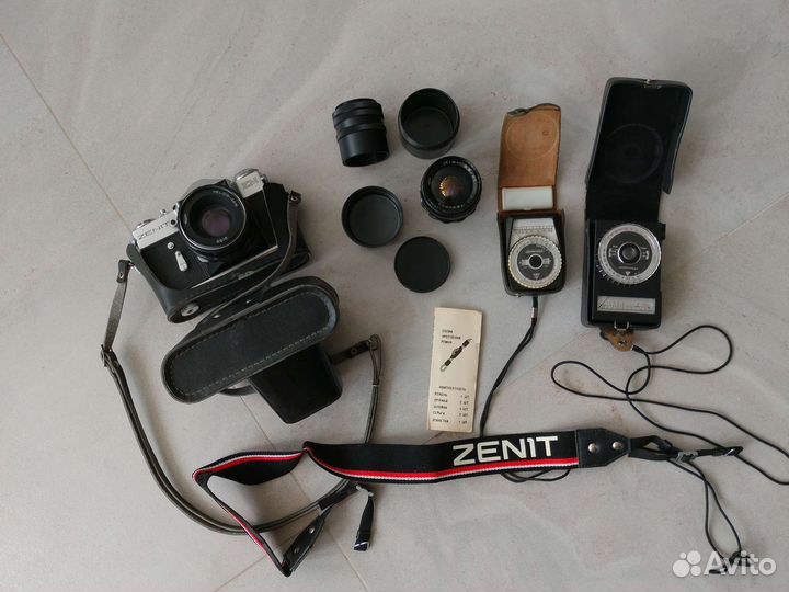 Набор фотолюбителя полупрофессионала СССР