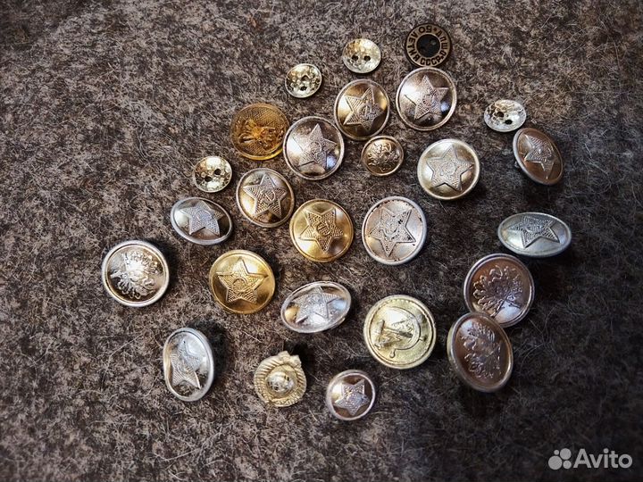 Пуговицы времен СССР