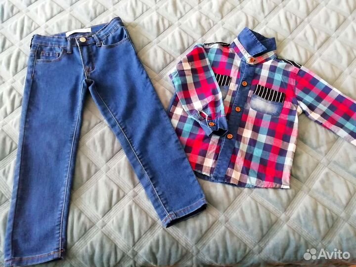 Одежда пакетом для мальчика (98 - 104 рост)