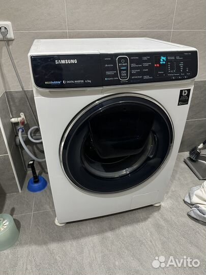 Стиральная машина узкая Samsung WW65K52E69W