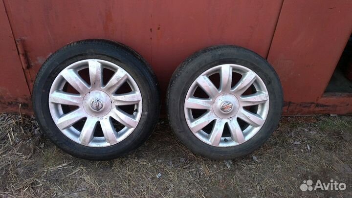 Диск кашкай оригинал на резине dunlop