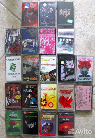 Кассеты/Рок*Accept*Чиж*Наив*Алиса*друг./Студия