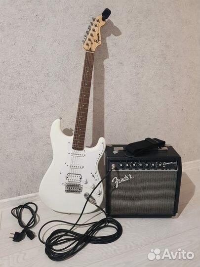 Электрогитара с комбиком бу