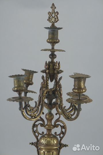 Подсвечник бронза антиквариат