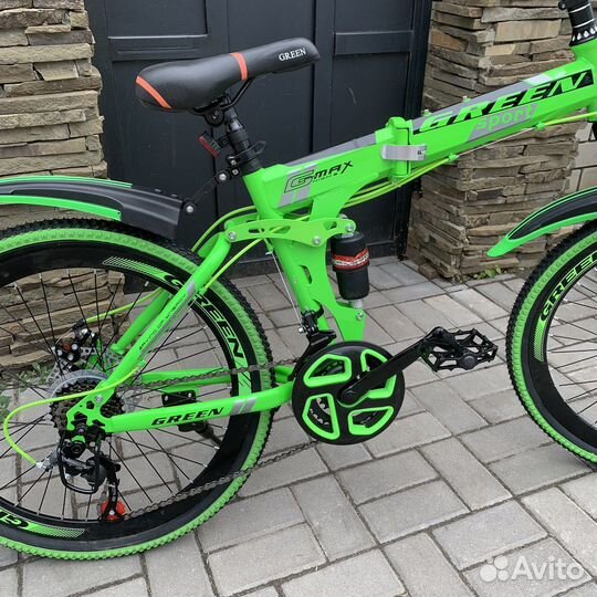 Складной двухподвесной велосипед 24 колеса