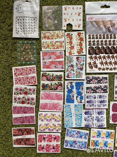 Слайдеры, наклейки для дизайна ногтей
