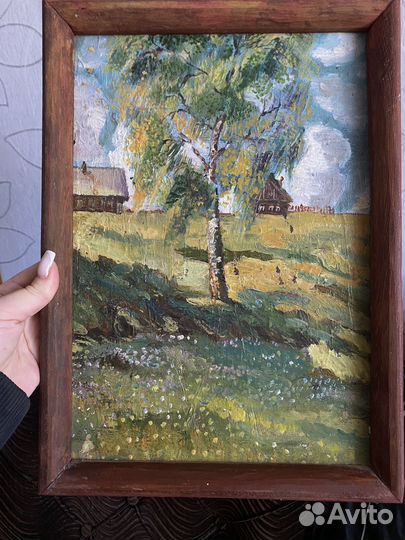 Картина маслом СССР